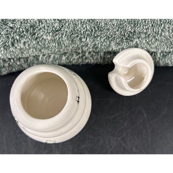 Vintage Miniature Honey Bee Honeybee Honey Pot Beehive Buttercup - Picture 8 of 11